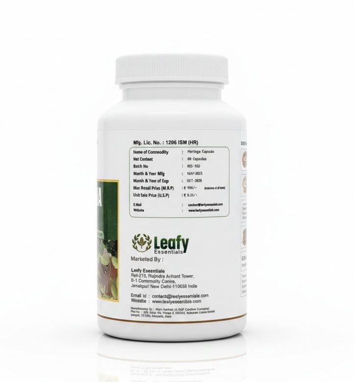 MORINGA CAPSULES Pack of 60 Capsules | Natural Superfood Supplement